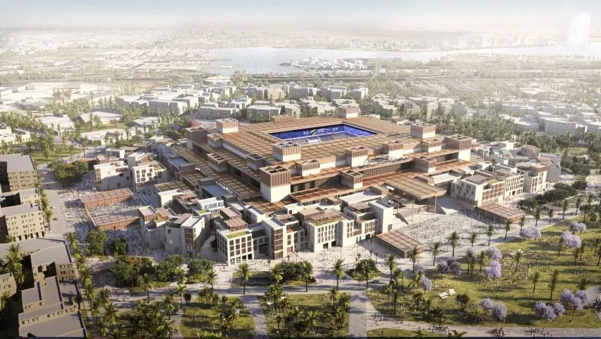 Picture showing Jeddah Central Development Stadium, Jeddah for Fifa Saudi