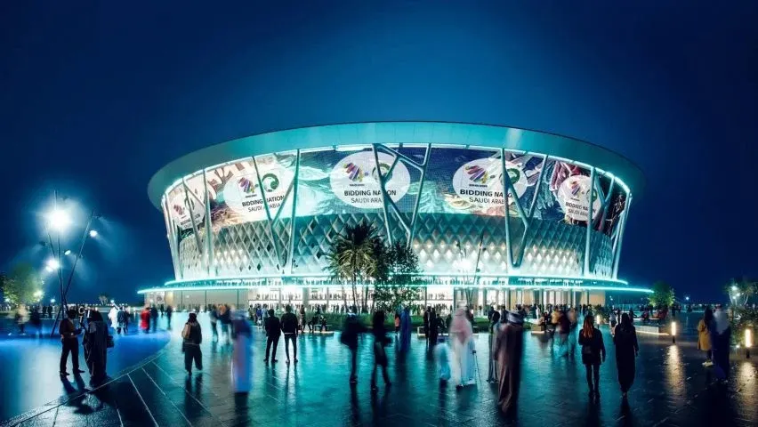 Picture showing King Abdullah Economic City Stadium, Jeddah for Fifa Saudi