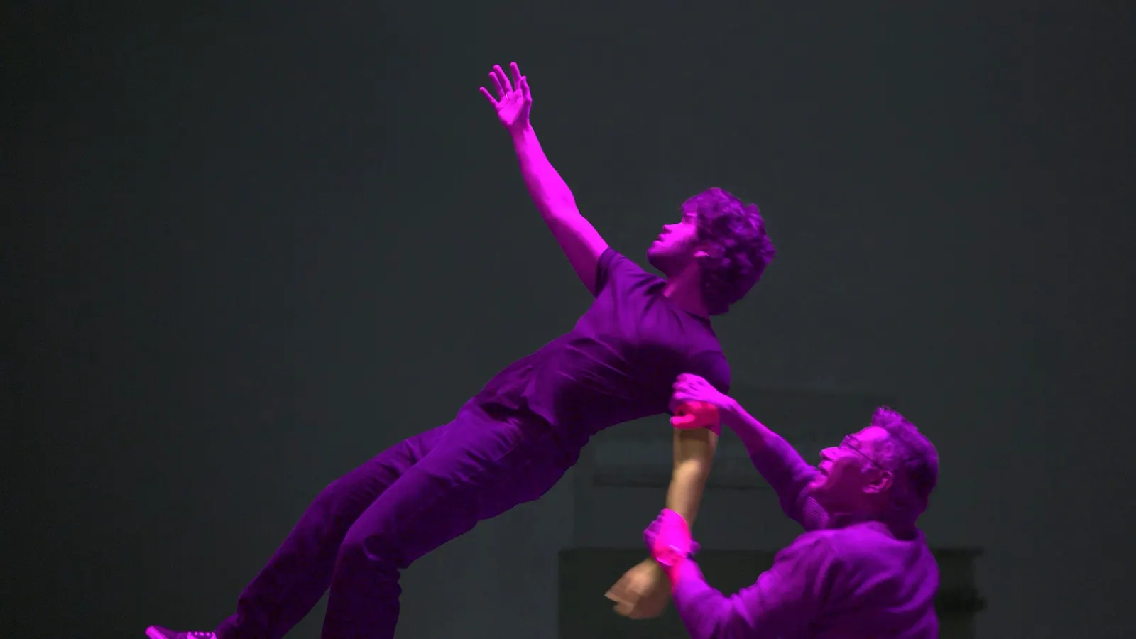 Rotoscoped dancers with articulated mattes