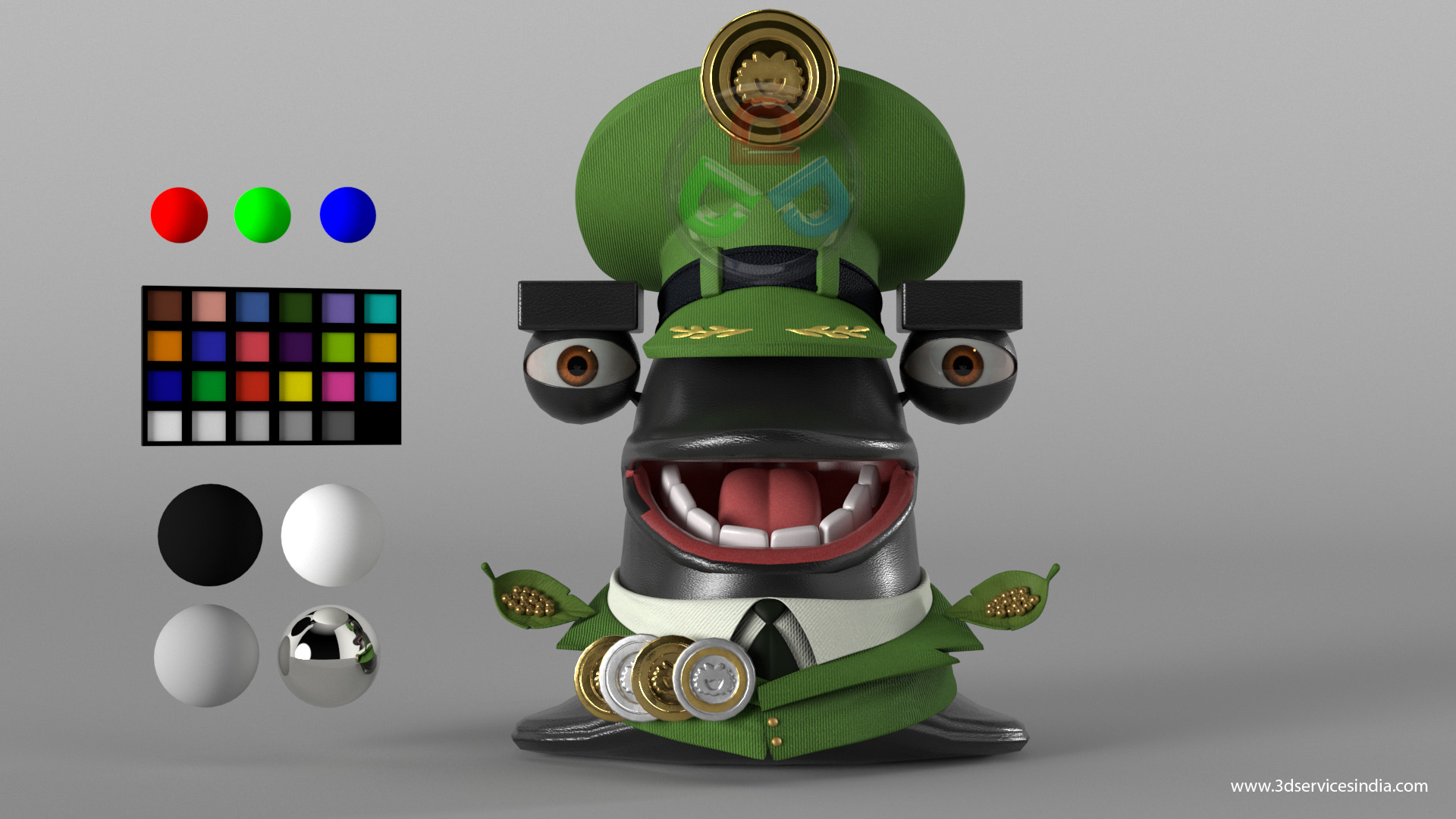 3D services India - 3D character Modeling service