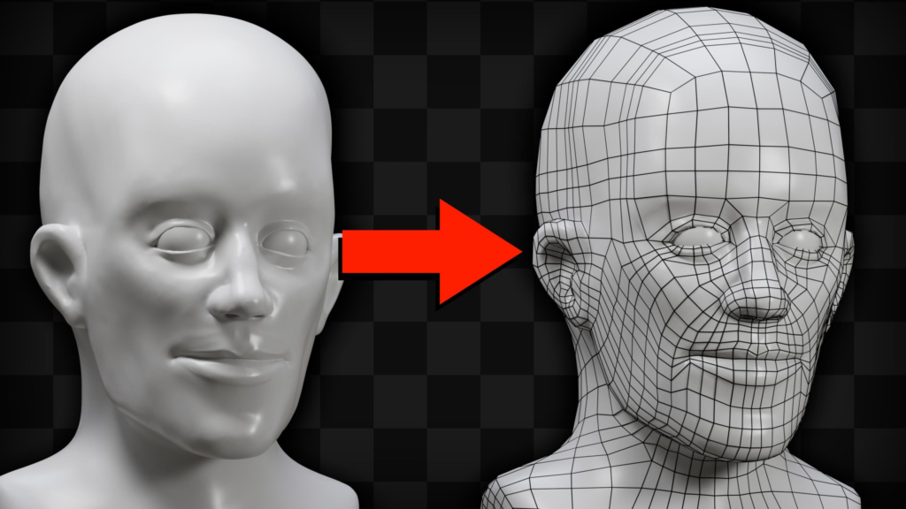 Retopology in 3D Modeling