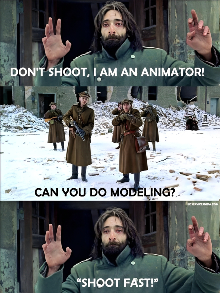 3D Animation Modeling Meme