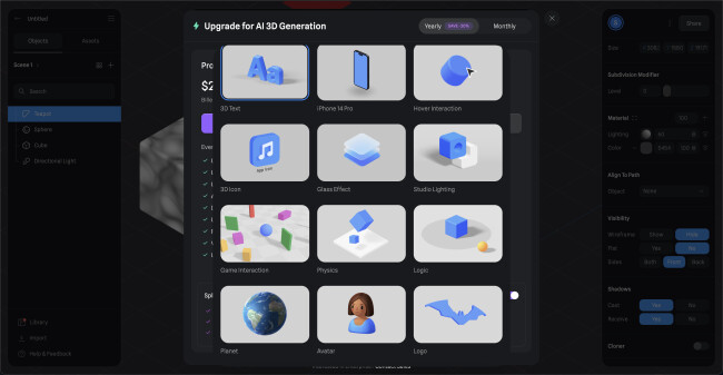 TOP AI 3D Model Generators